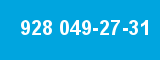 928 049-27-31 928 049-27-31